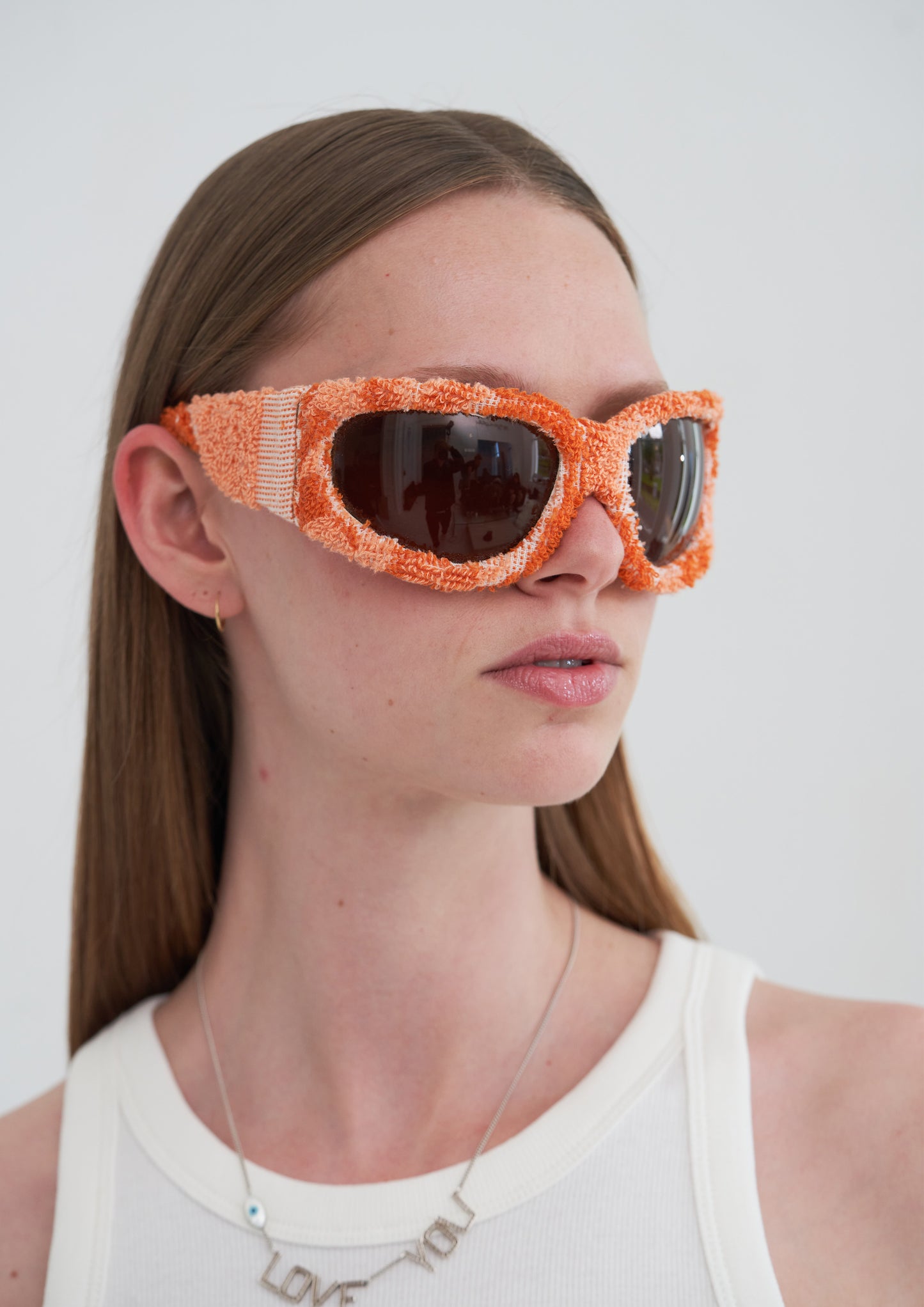 TOWEL SUNGLASSES ORANGE